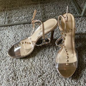 Clear Heel sandals